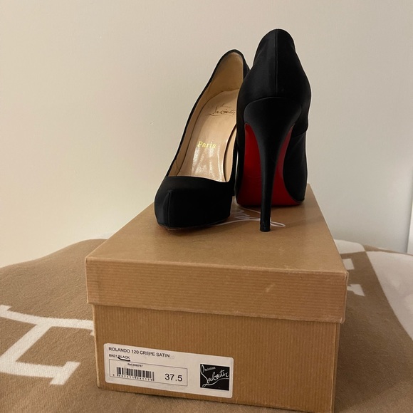 Louboutin Rolando 120 mm pumps 37.5 Authentic - Picture 2 of 4